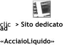 clic  > Sito dedicato ad             «AcciaioLiquido»